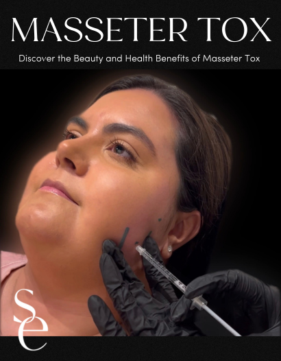Woman getting masseter botox in Pittsburgh